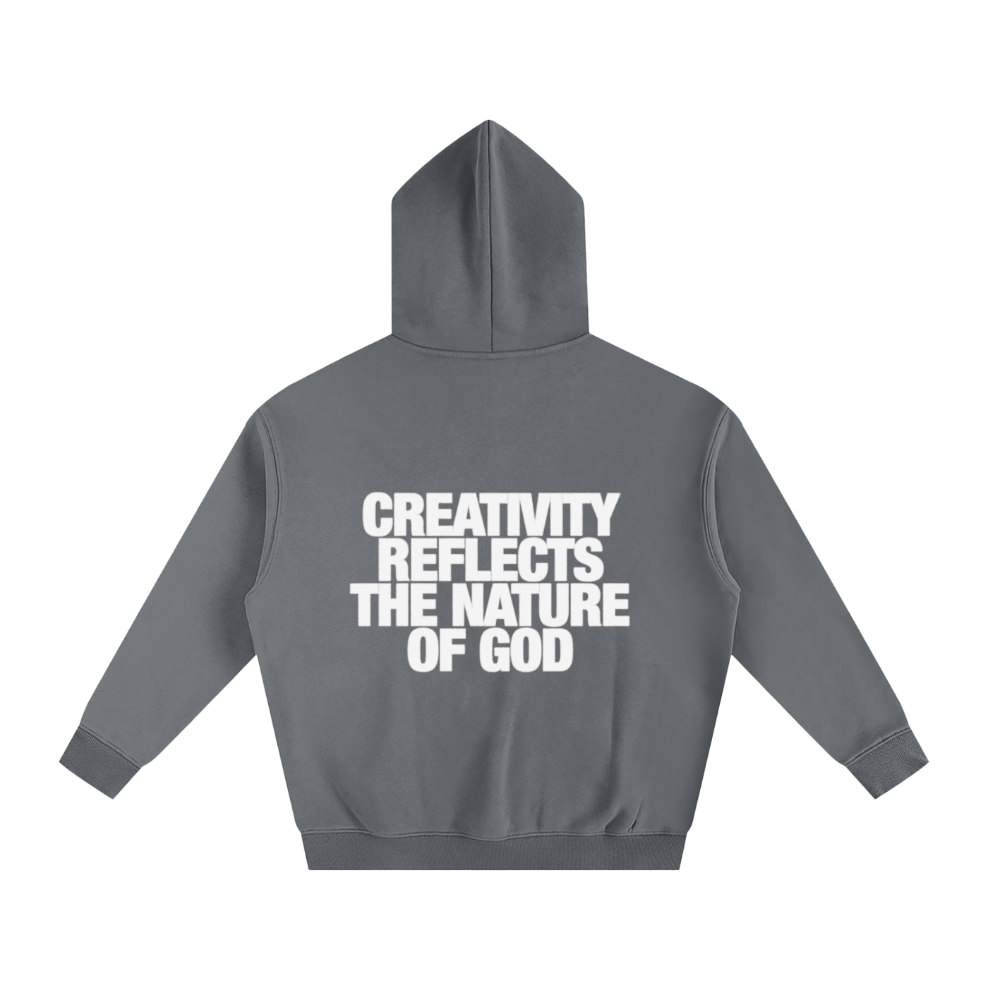 CREATIVITY REFLECTS THE NATURE OF GOD | Oversize Fleeced Hoodie