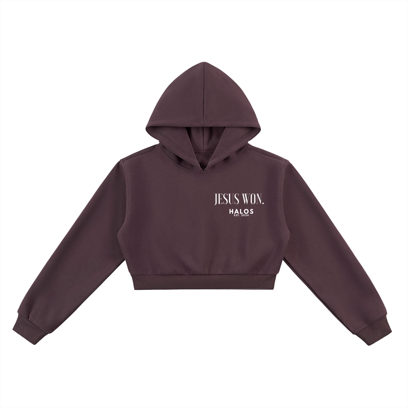 JESUS WON. | Essential Cropped Hoodie