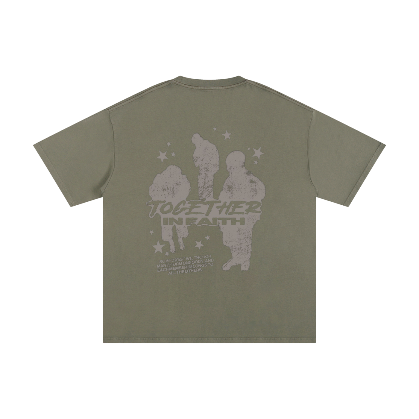 TOGETHER IN FAITH | Oversize Unisex T-shirt - Halos