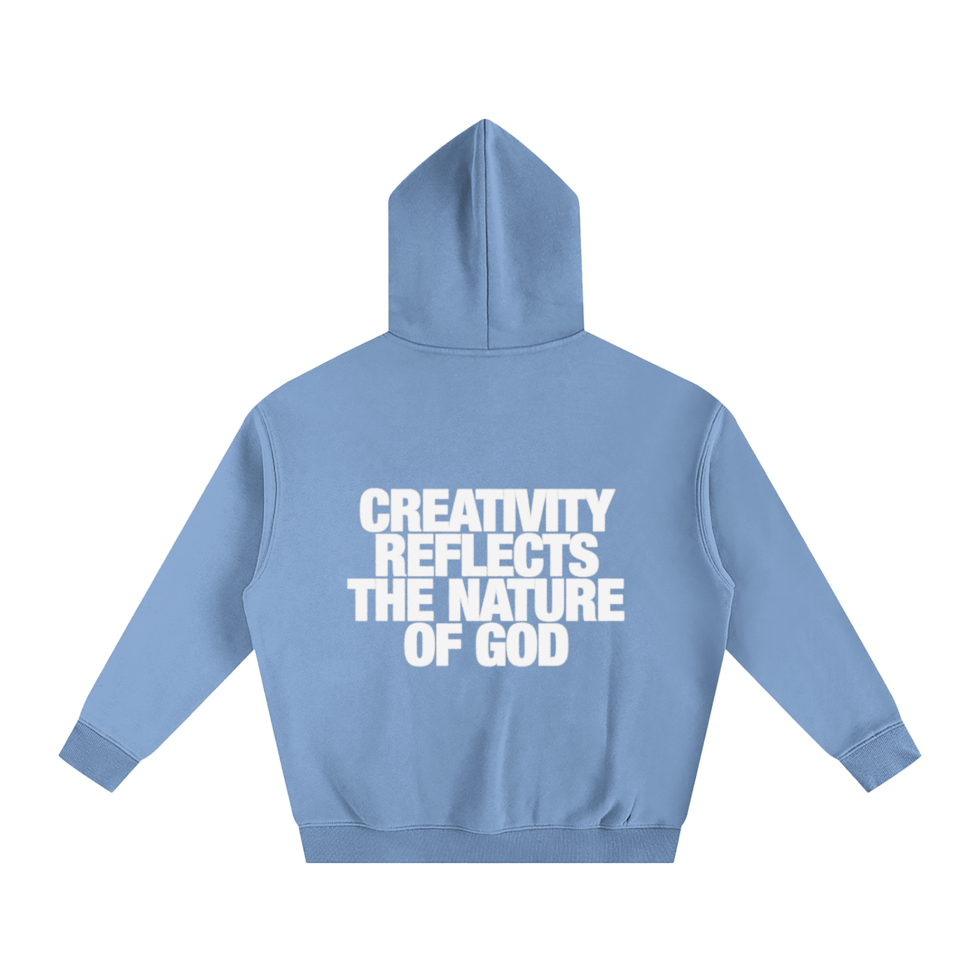 CREATIVITY REFLECTS THE NATURE OF GOD | Oversize Fleeced Hoodie