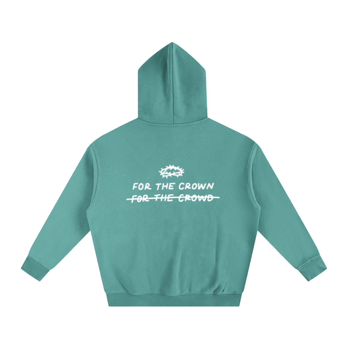 FOR THE CROWN | Oversize Fleeced Hoodie
