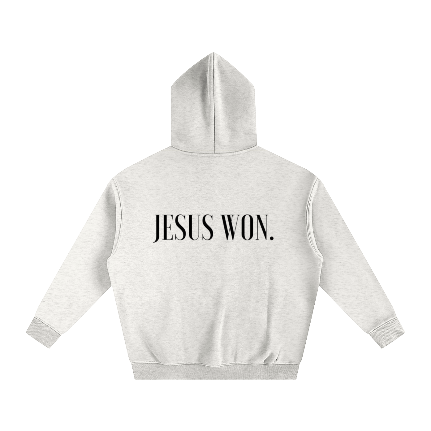 JESUS WON. | Oversize Fleeced Hoodie