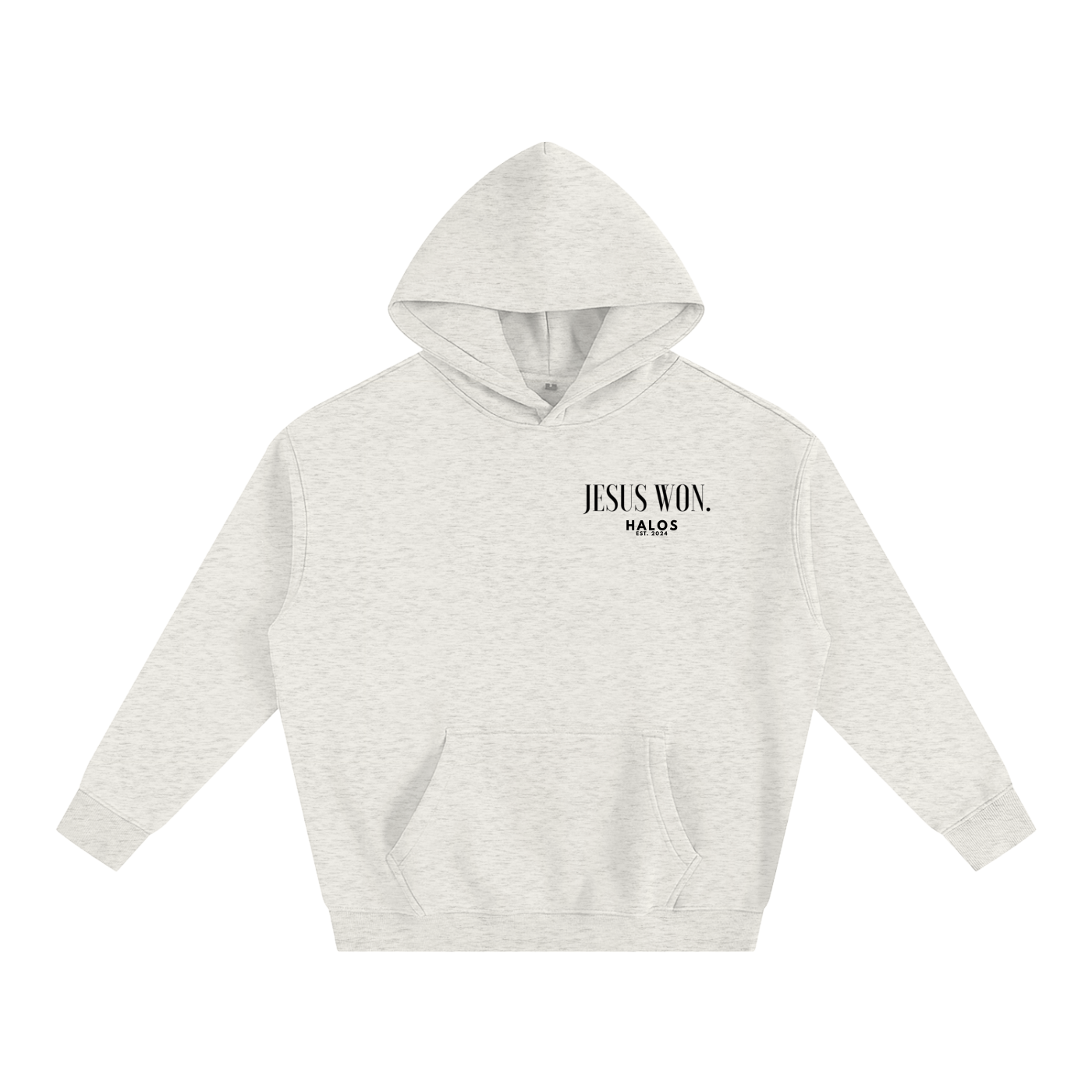 JESUS WON. | Oversize Fleeced Hoodie