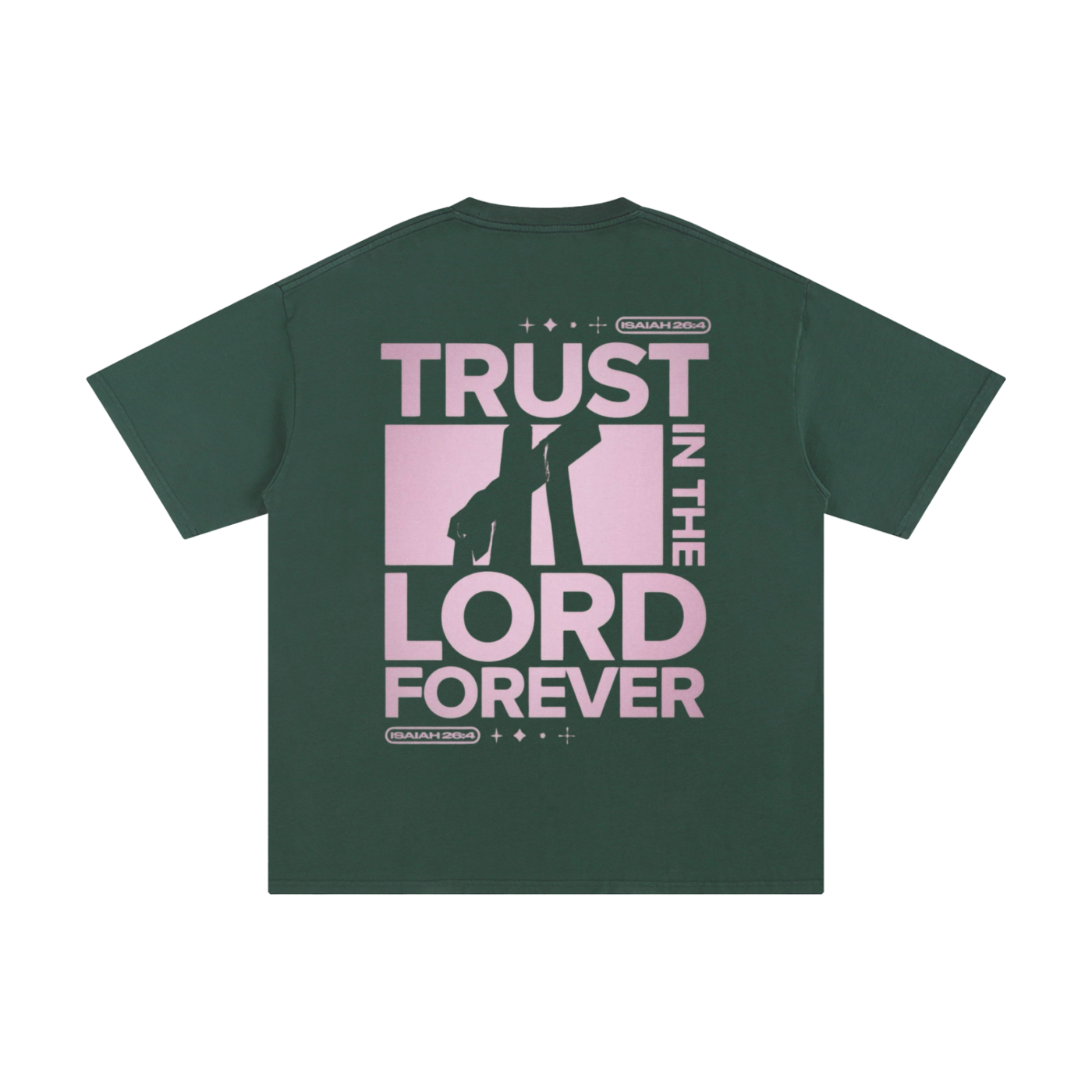 TRUST IN THE LORD FOREVER | Oversize Unisex T-shirt - Halos