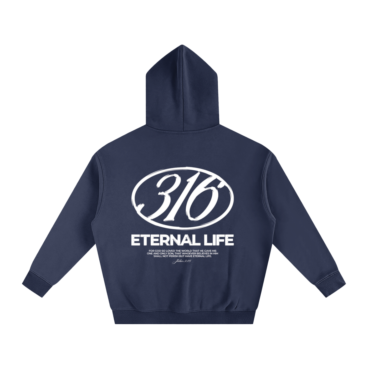 316 ETERNAL LIFE | Oversize Fleeced Hoodie
