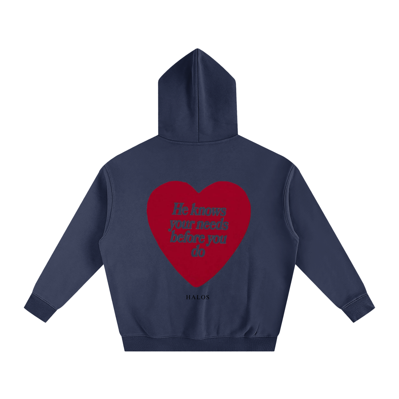 HE KNOWS BEFORE YOU DO | Oversize Fleeced Hoodie