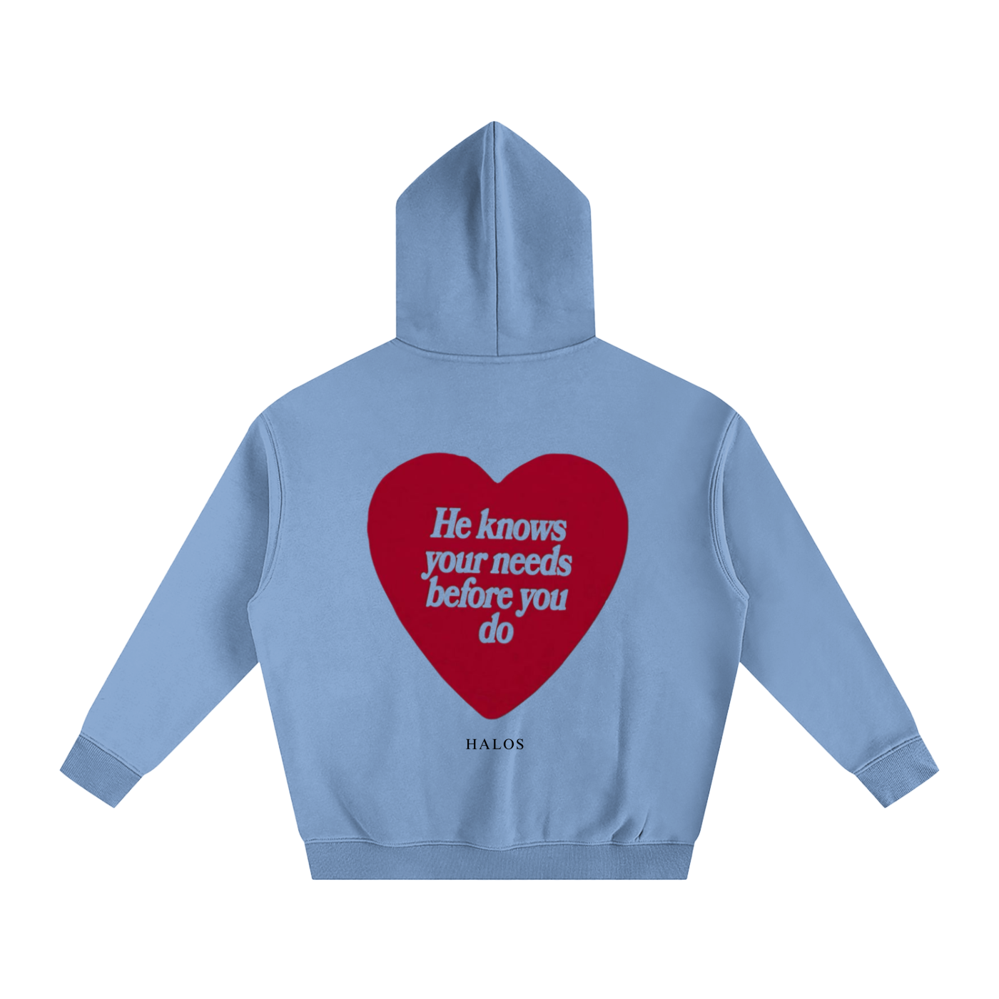 HE KNOWS BEFORE YOU DO | Oversize Fleeced Hoodie