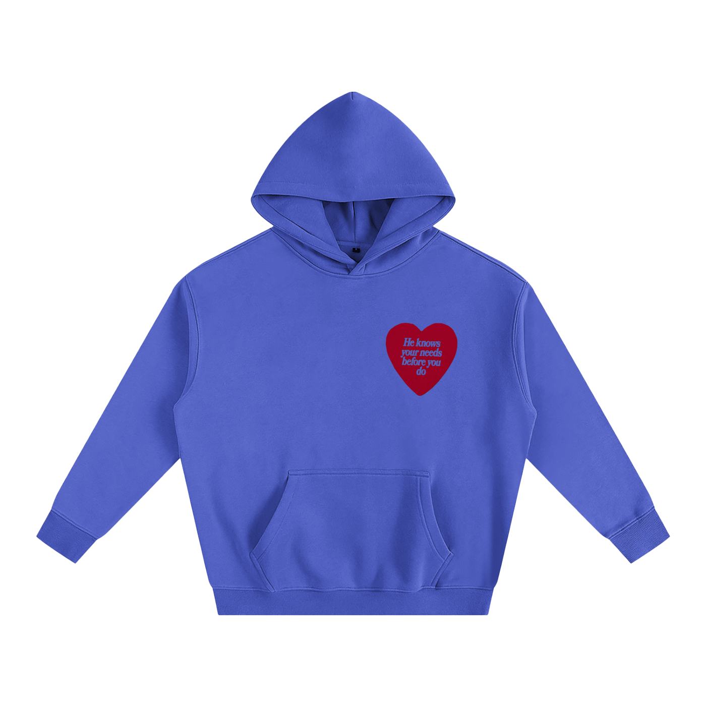 HE KNOWS BEFORE YOU DO | Oversize Fleeced Hoodie