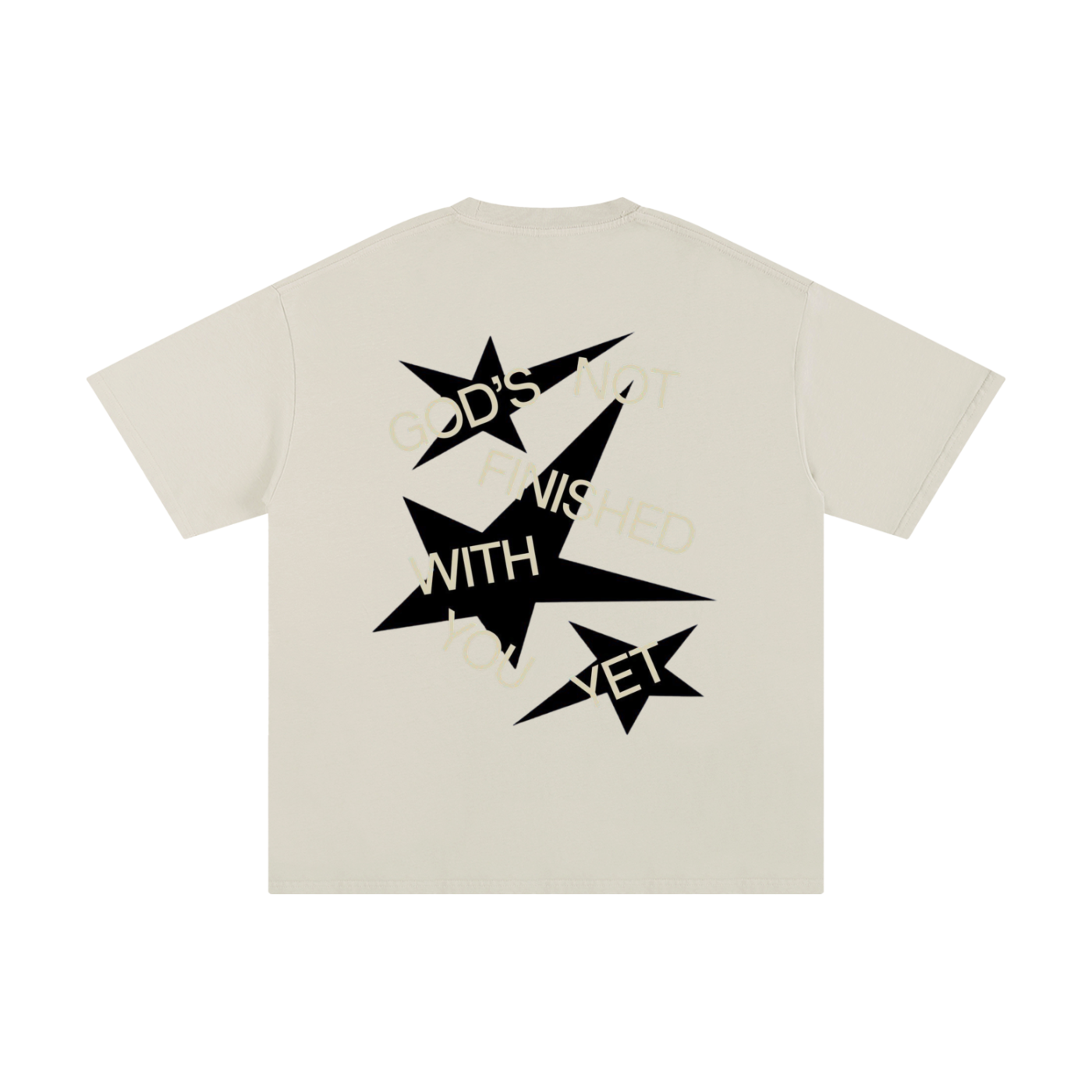 GOD'S NOT DONE WITH YOU YET | Unisex Pure Cotton T-Shirt