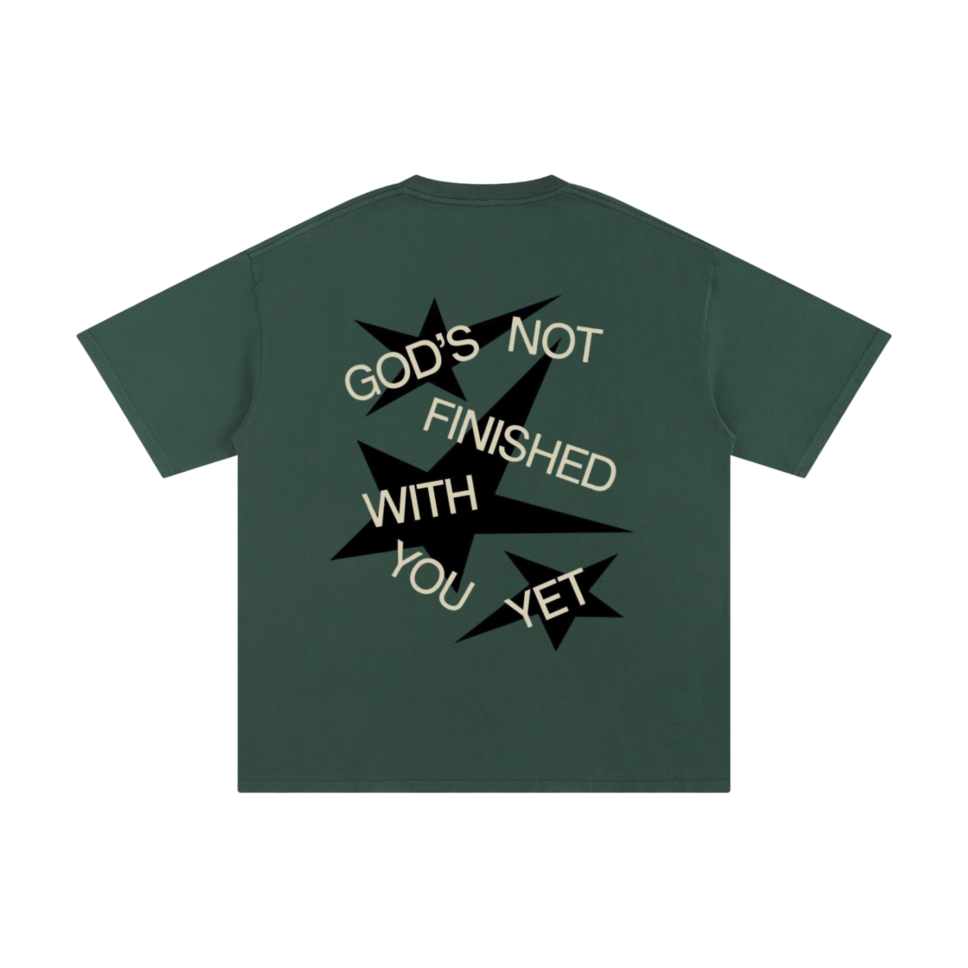 GOD'S NOT DONE WITH YOU YET | Unisex Pure Cotton T-Shirt