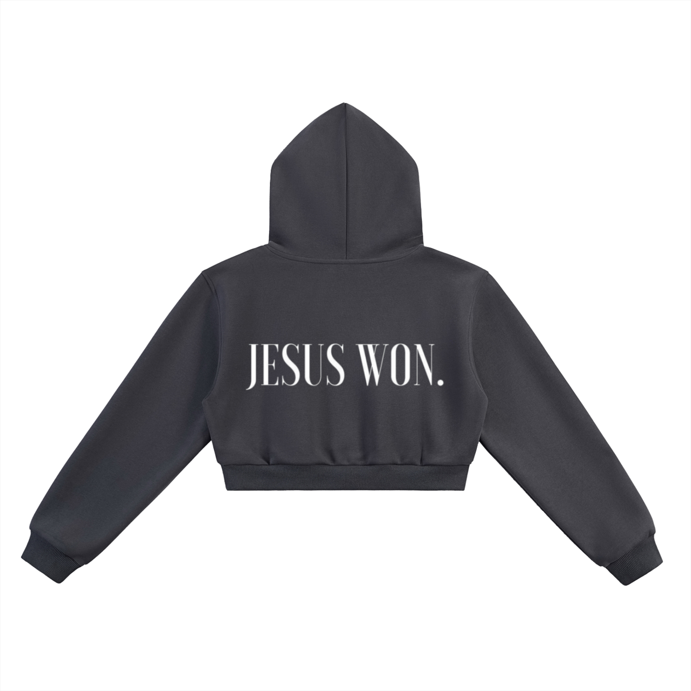 JESUS WON. | Essential Cropped Hoodie