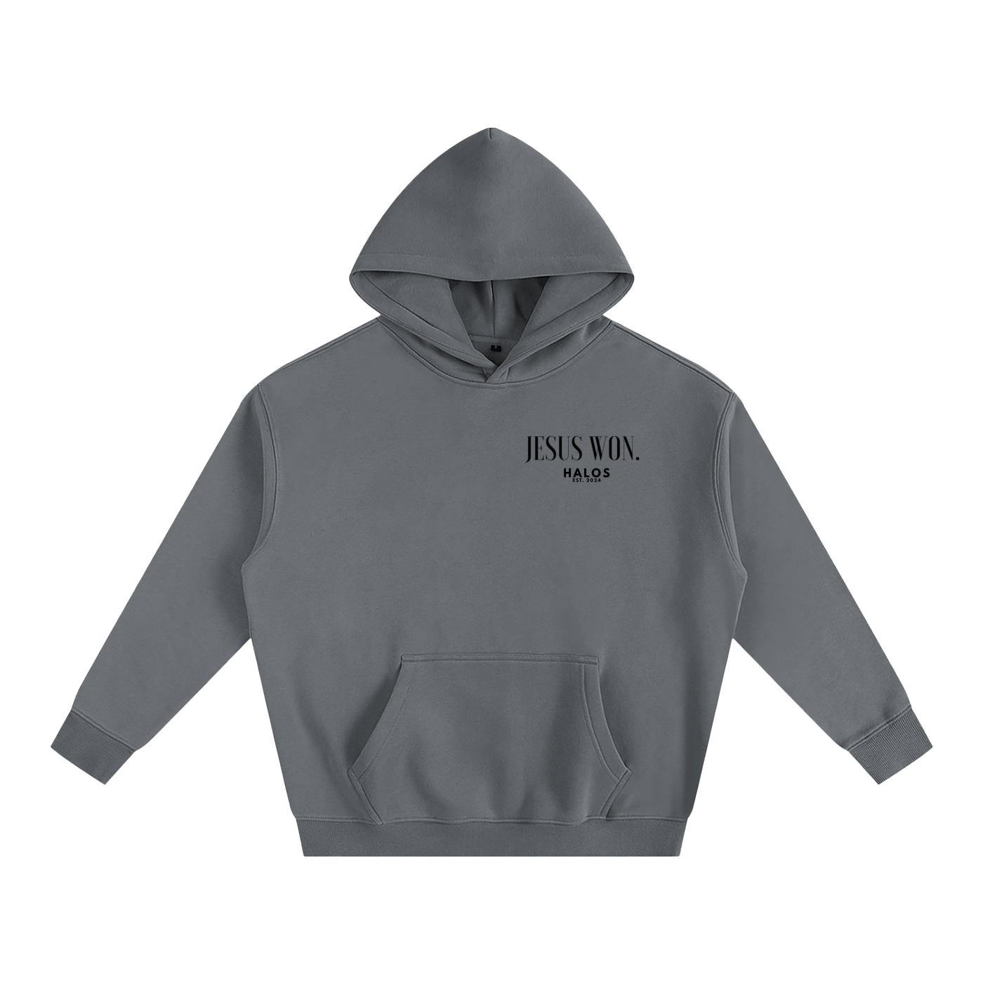 JESUS WON. | Oversize Fleeced Hoodie