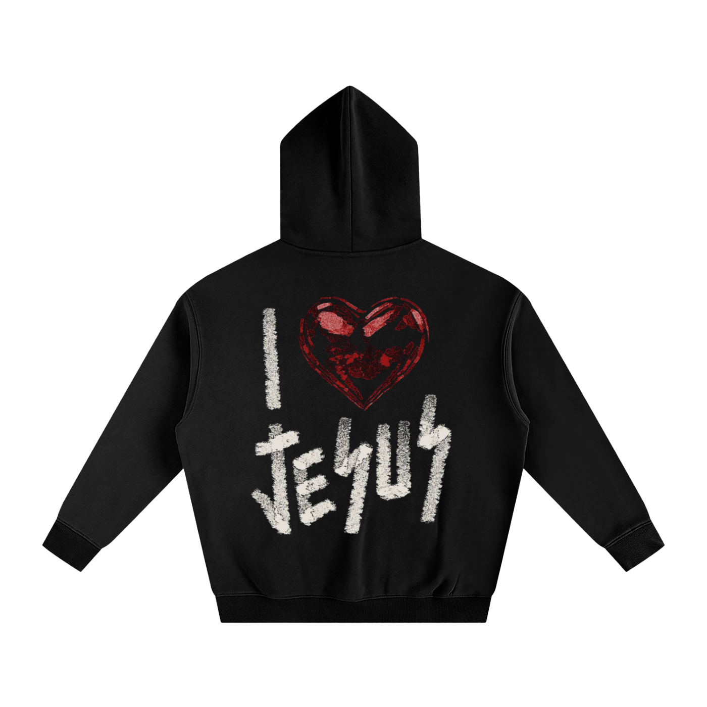 I <3 JESUS | Oversize Fleeced Hoodie