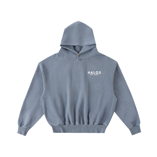 Your New Favorite Set Blue | Frayed Enzyme Hoodie And Pants