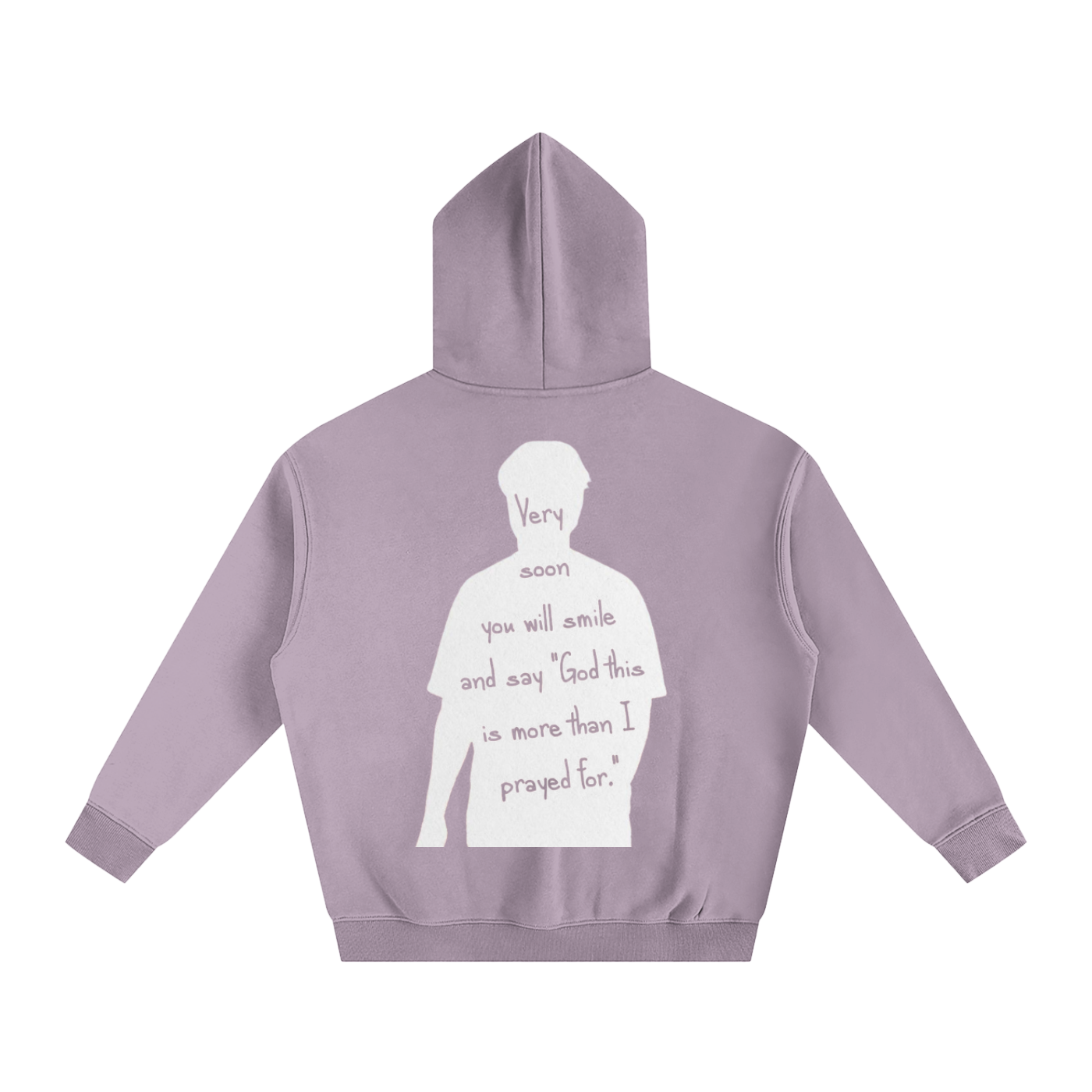 "God this is more than I prayed for" | Oversize Fleeced Hoodie
