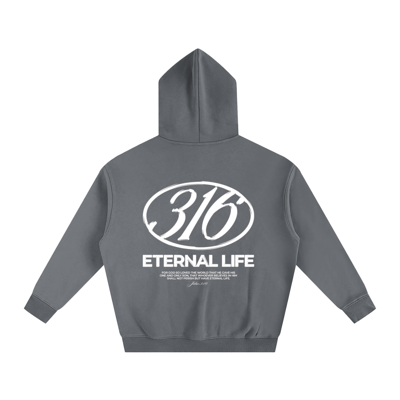 316 ETERNAL LIFE | Oversize Fleeced Hoodie