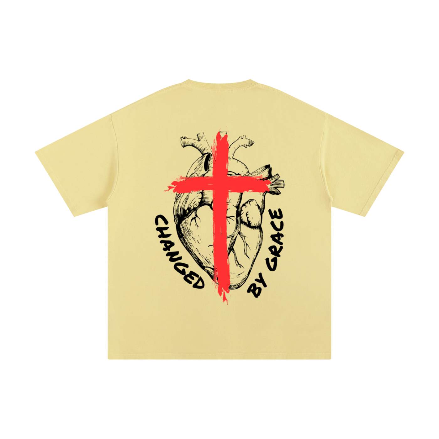 CHANGED BY GRACE | Oversized Unisex T-shirt - Halos