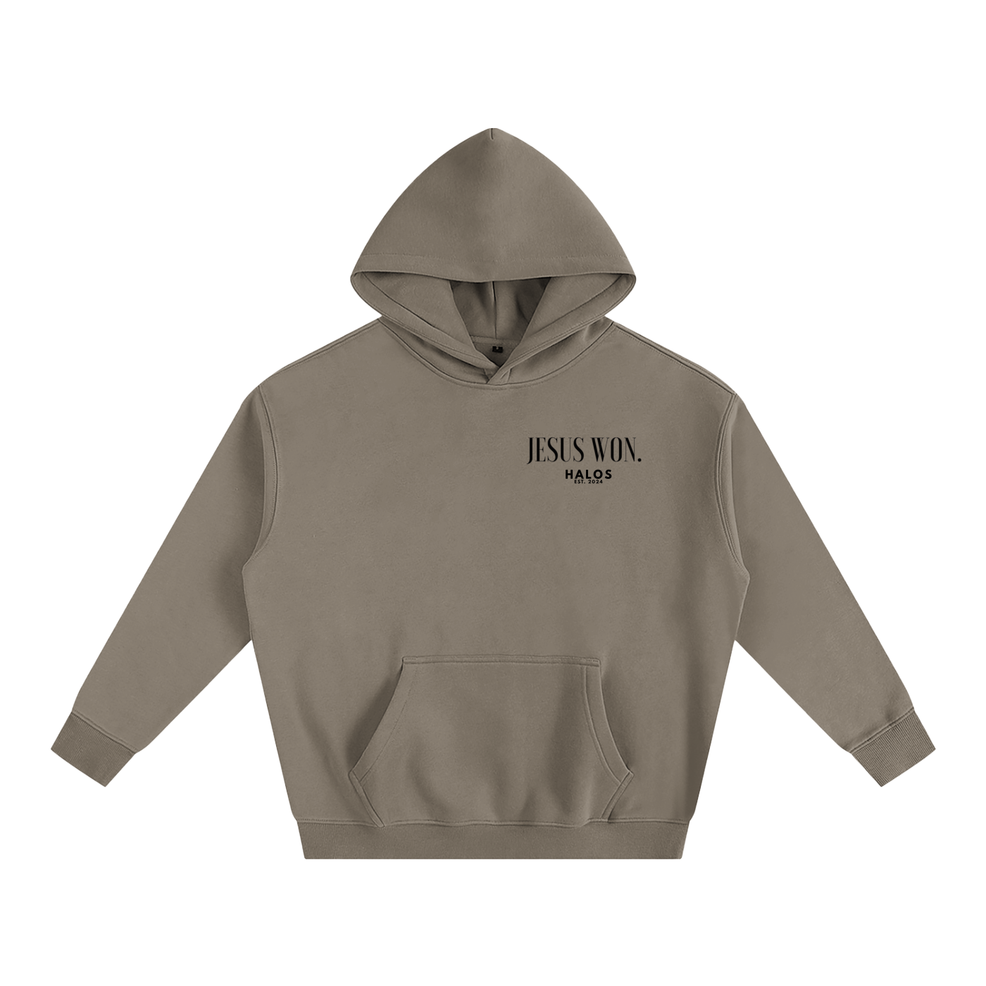 JESUS WON. | Oversize Fleeced Hoodie