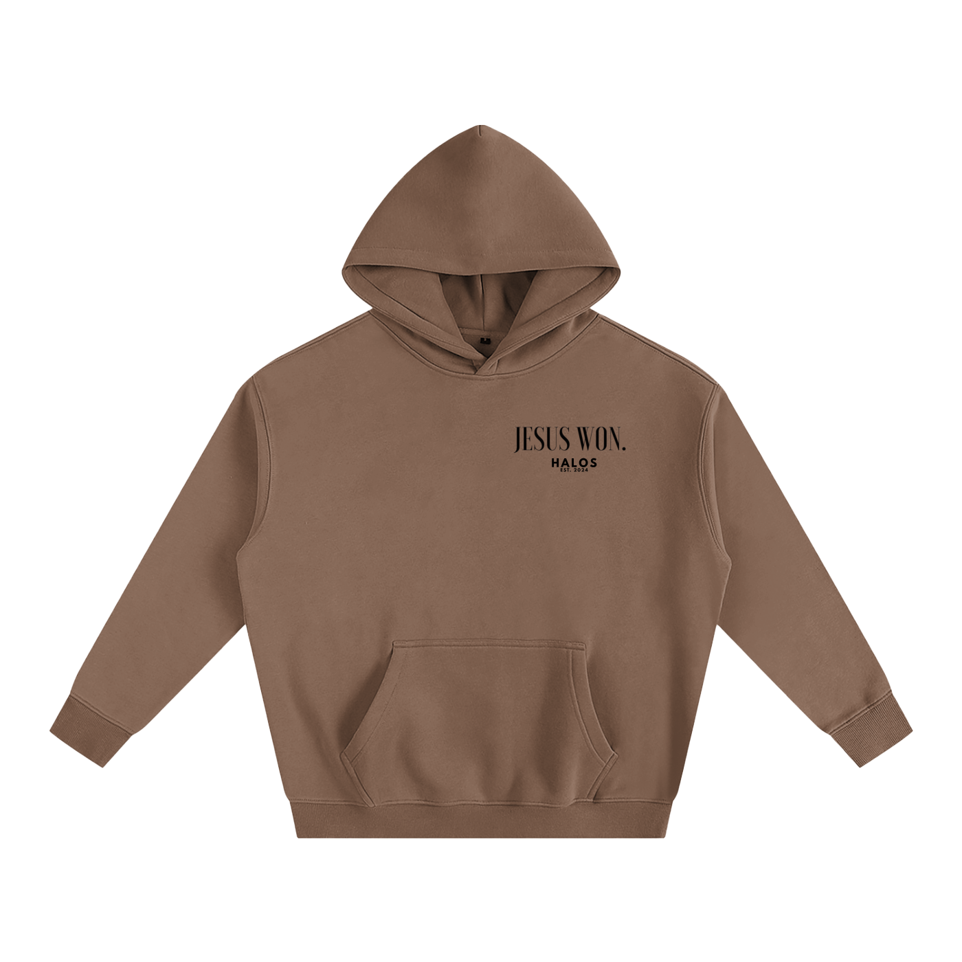 JESUS WON. | Oversize Fleeced Hoodie