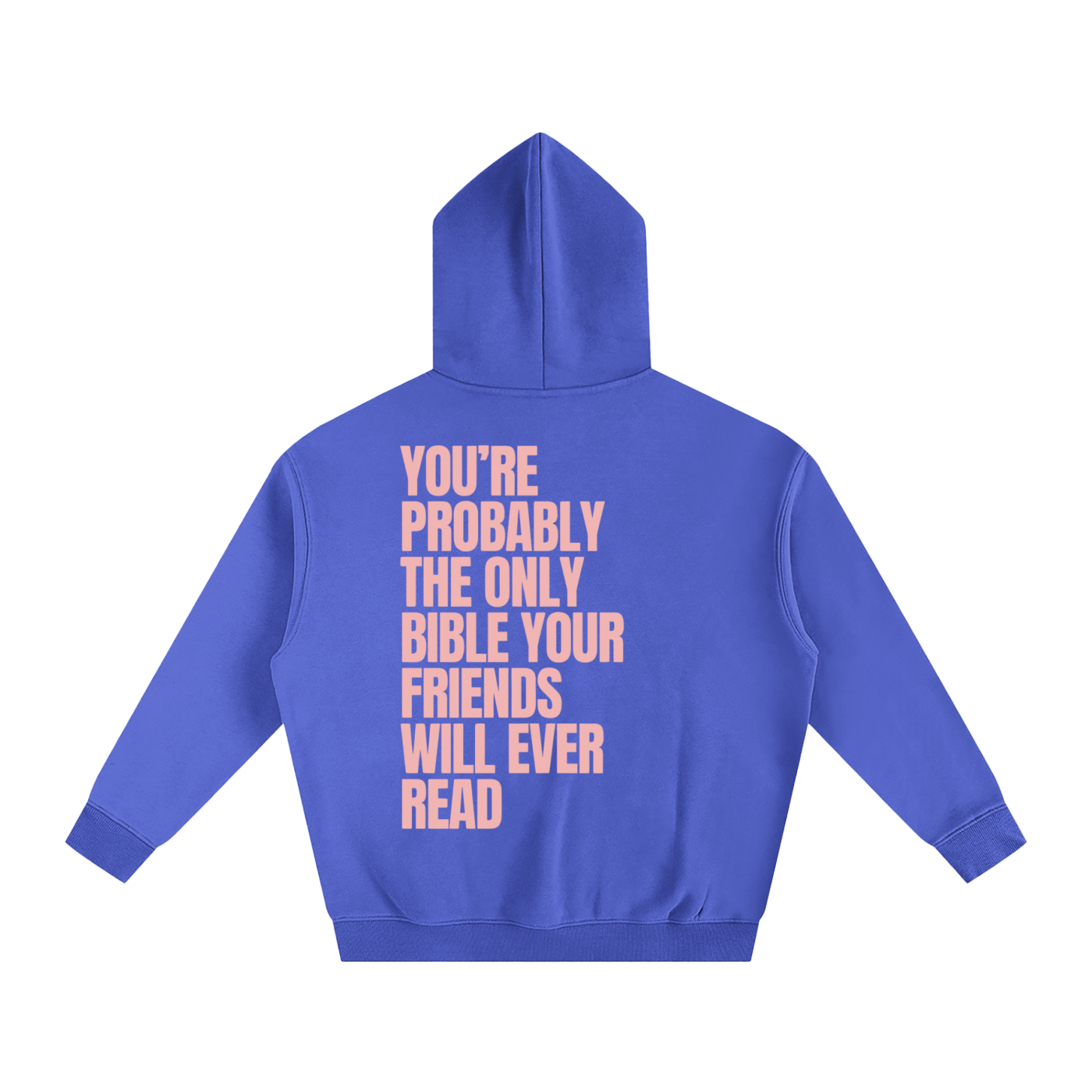 YOU'RE PROBABLY THE ONLY BIBLE YOUR FRIENDS WILL EVER READ | Oversize Fleeced Hoodie