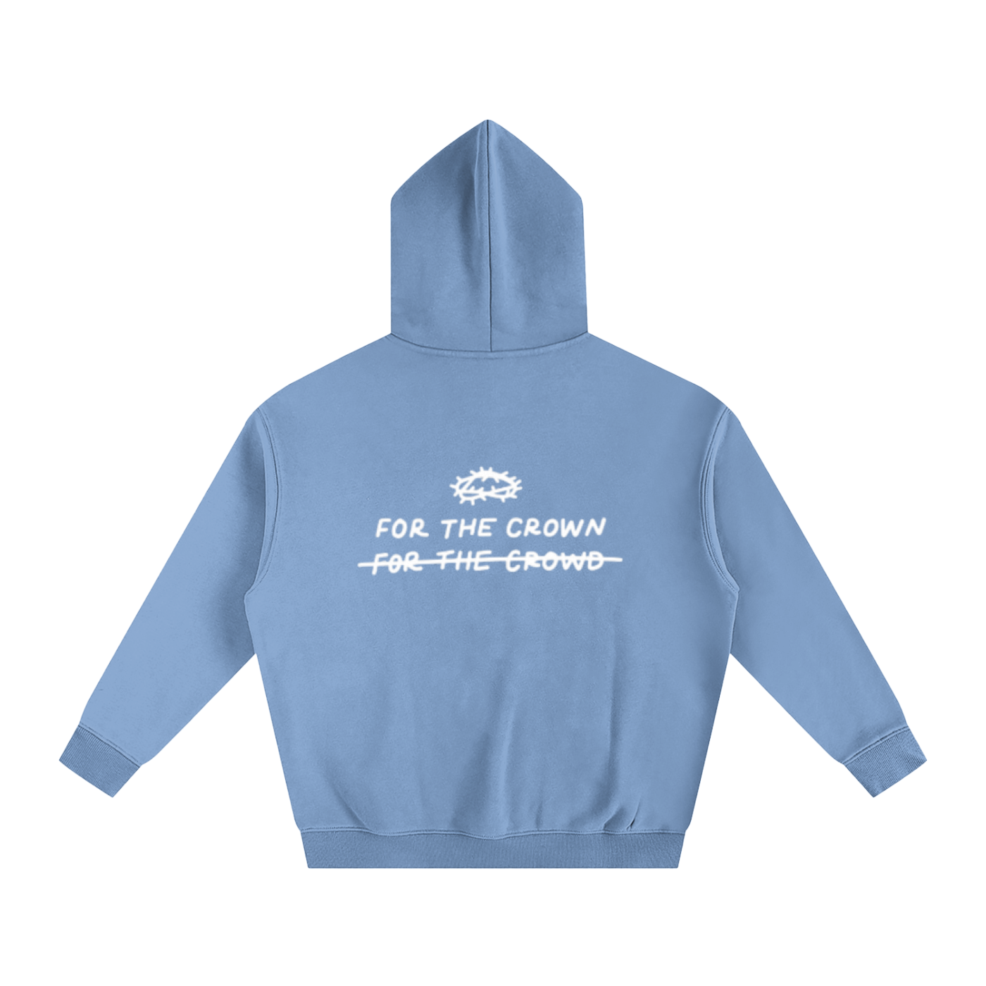 FOR THE CROWN | Oversize Fleeced Hoodie