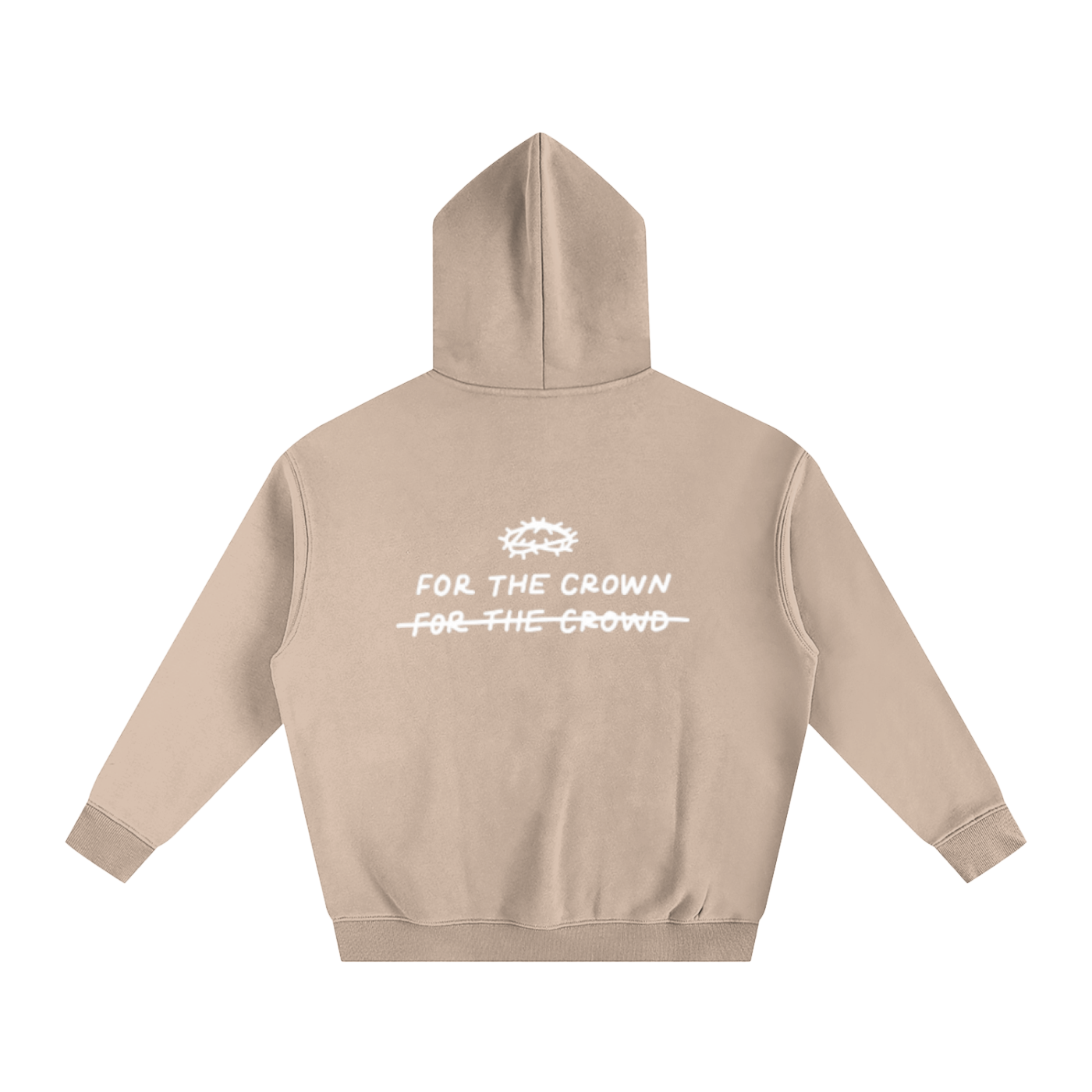 FOR THE CROWN | Oversize Fleeced Hoodie