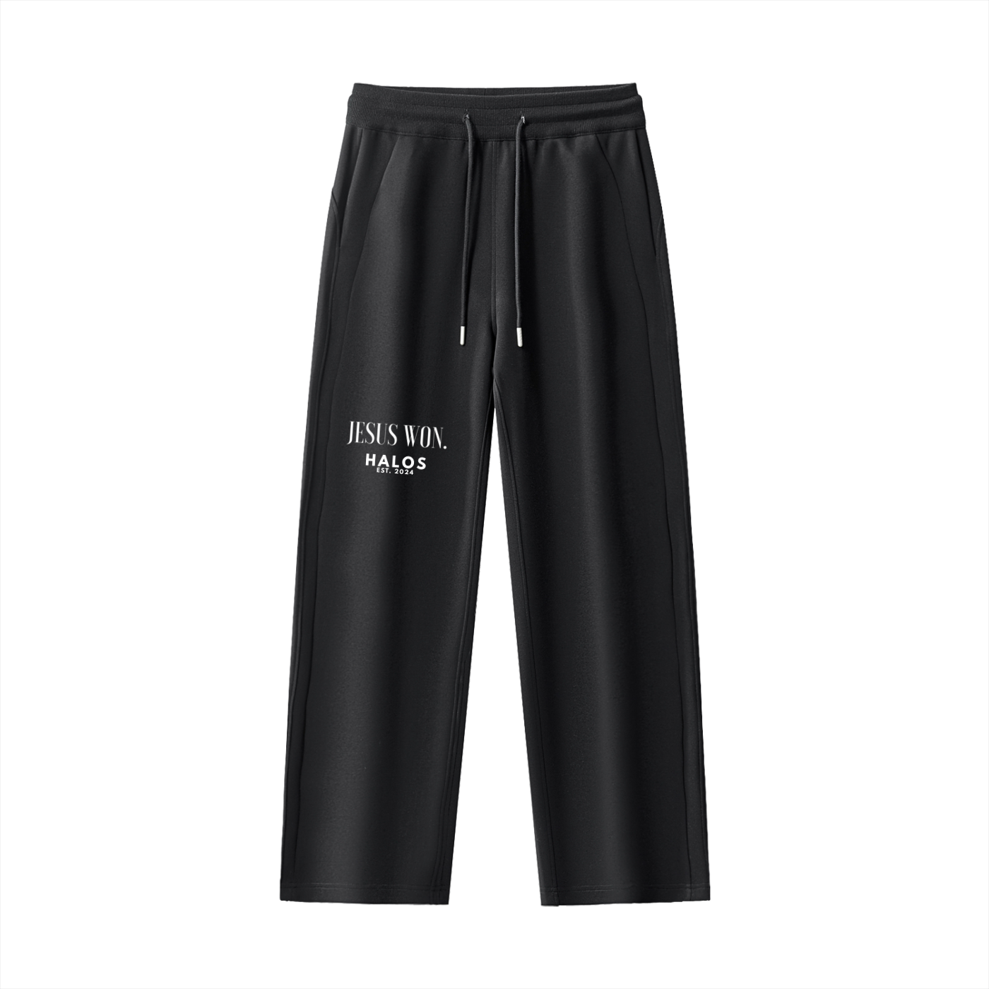 JESUS WON. | Essential Drawstring Straight-Leg Sweatpants