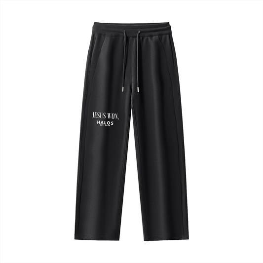 JESUS WON. | Essential Drawstring Straight-Leg Sweatpants
