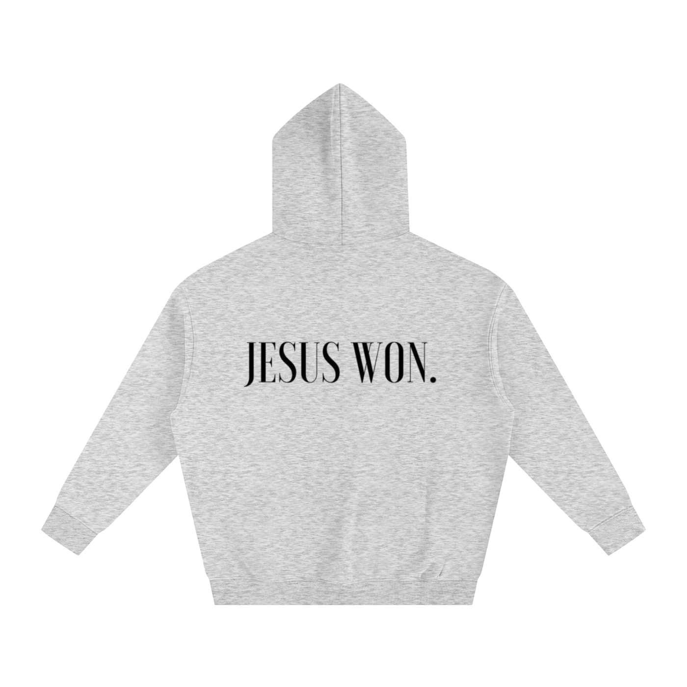 JESUS WON. | Oversize Fleeced Hoodie