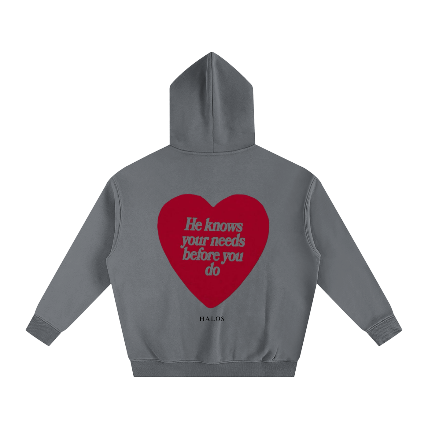 HE KNOWS BEFORE YOU DO | Oversize Fleeced Hoodie