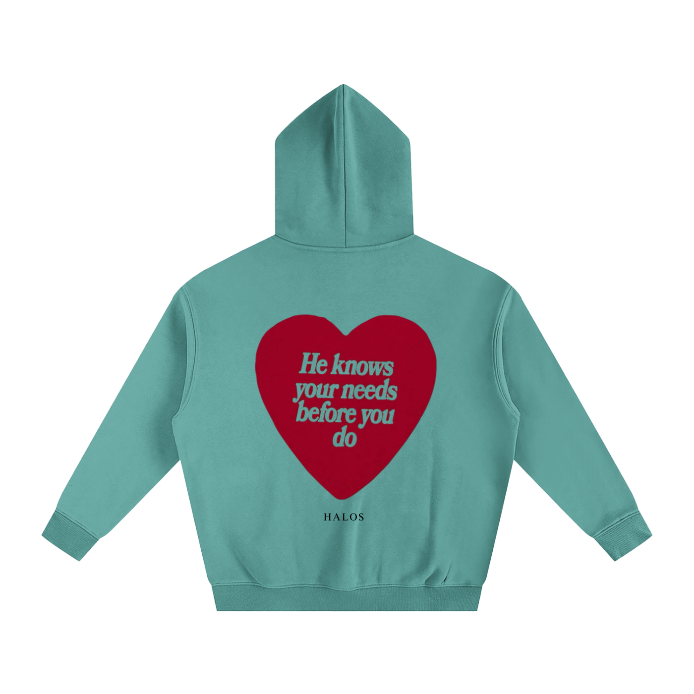HE KNOWS BEFORE YOU DO | Oversize Fleeced Hoodie