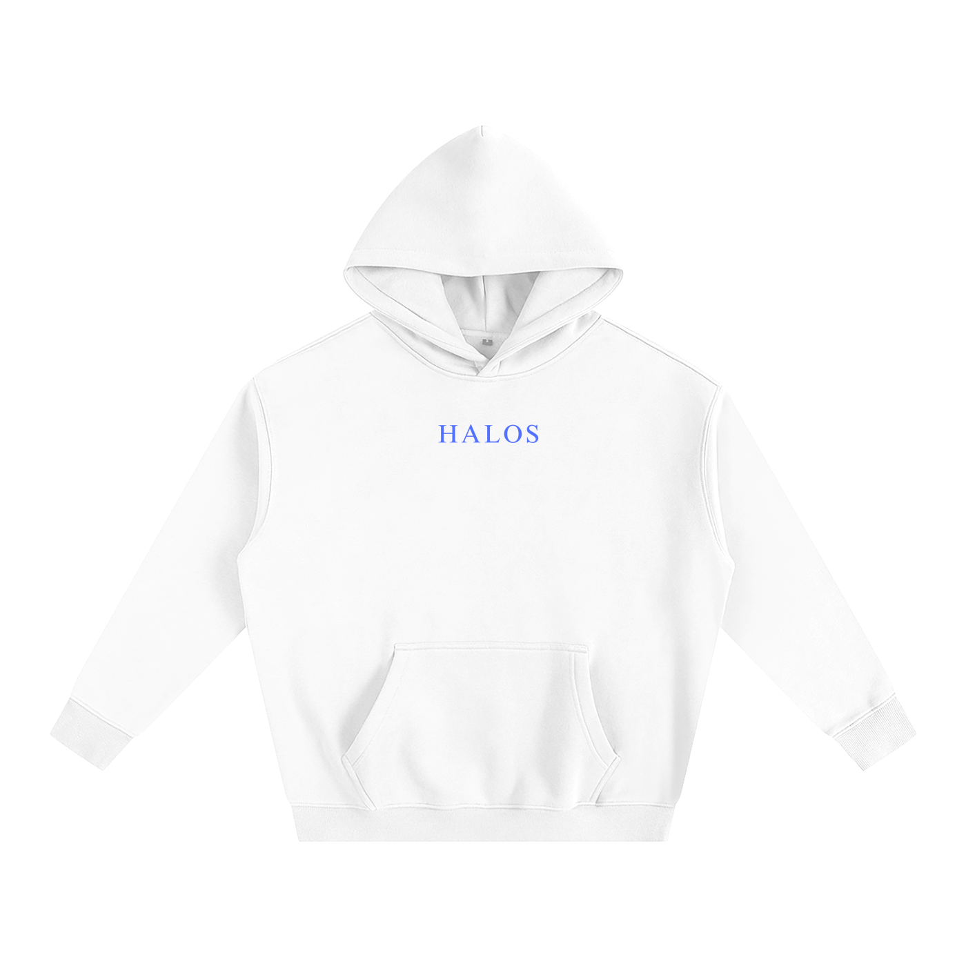 Blessed blue cupid | Oversize Fleeced Hoodie - Halos