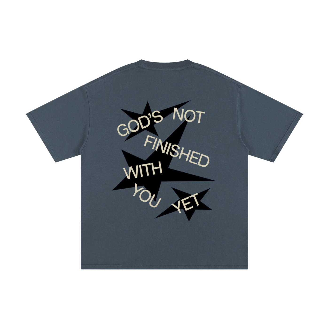 GOD'S NOT DONE WITH YOU YET | Unisex Pure Cotton T-Shirt