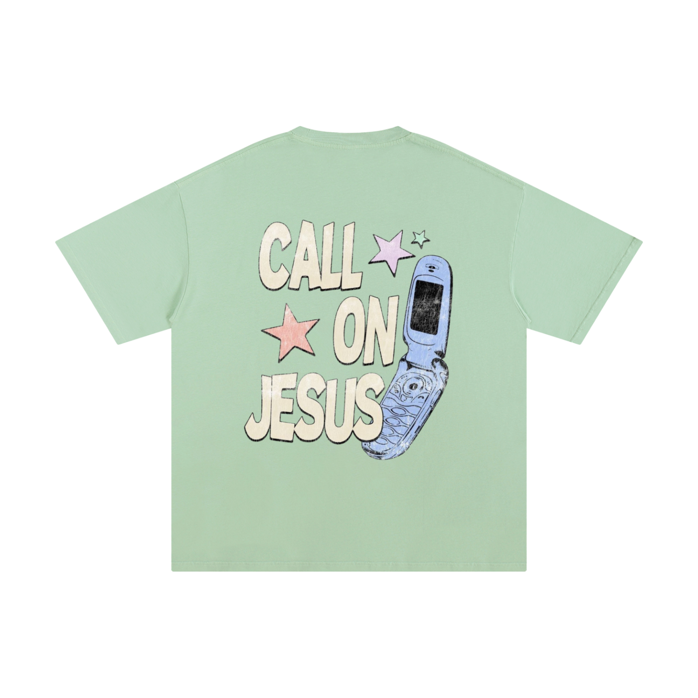 Call On Jesus | Oversized Unisex T-shirt - Halos