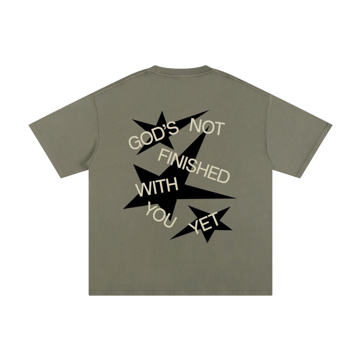 GOD'S NOT DONE WITH YOU YET | Unisex Pure Cotton T-Shirt