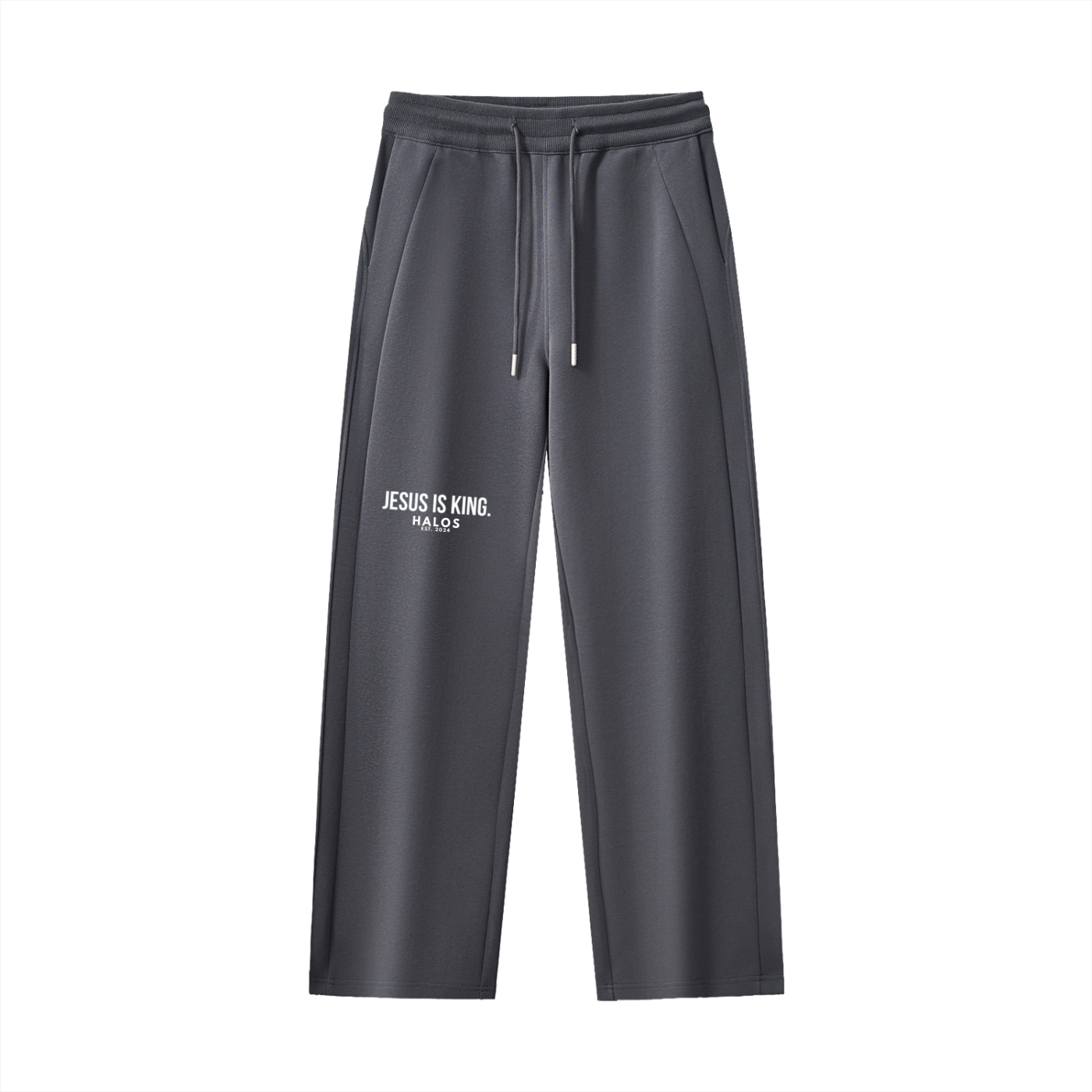JESUS IS KING | Women's Essential Drawstring Straight-Leg Sweatpants
