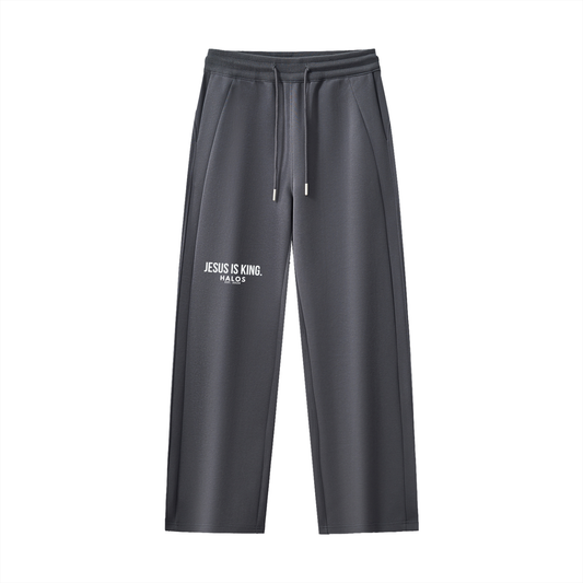 JESUS IS KING | Women's Essential Drawstring Straight-Leg Sweatpants