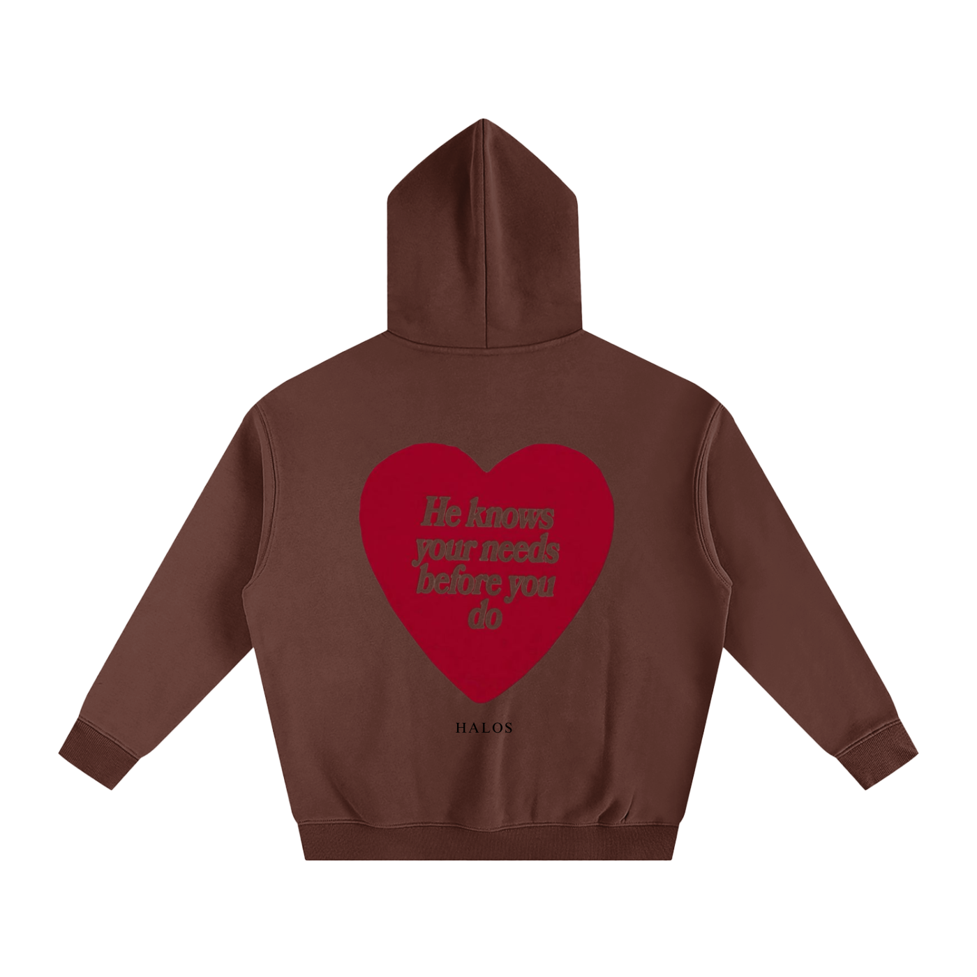 HE KNOWS BEFORE YOU DO | Oversize Fleeced Hoodie