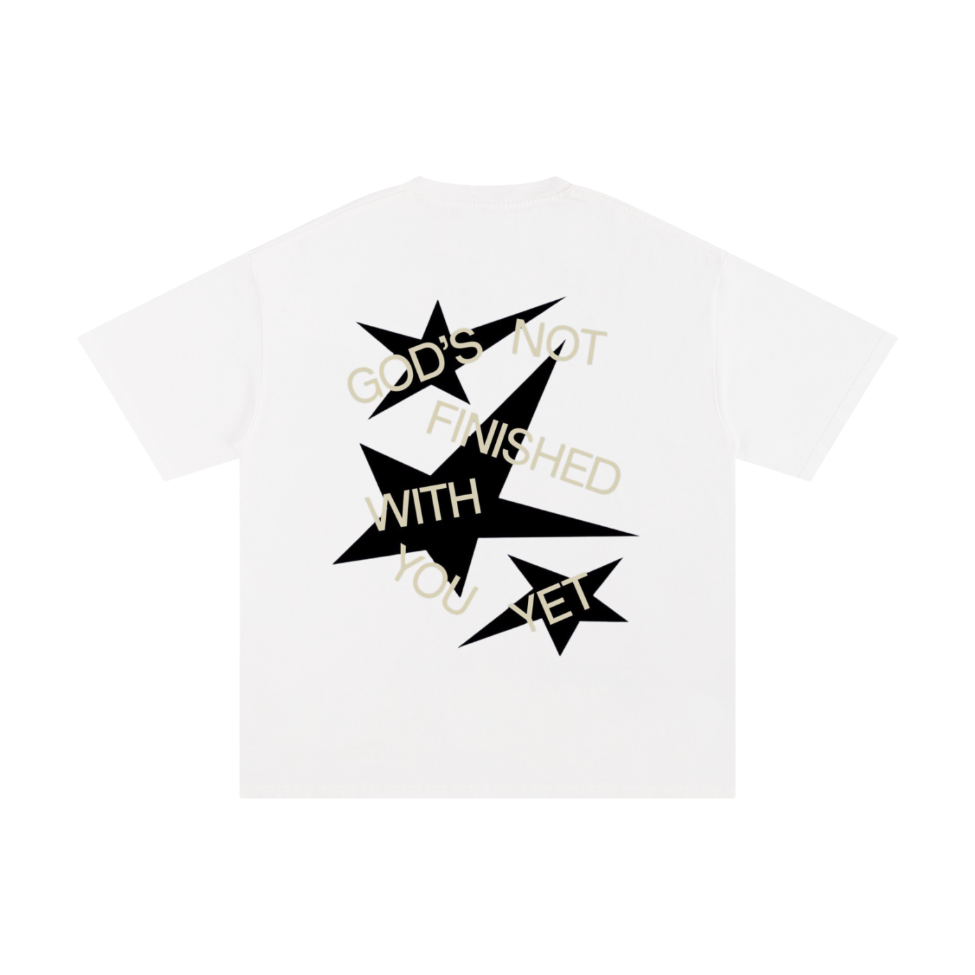 GOD'S NOT DONE WITH YOU YET | Unisex Pure Cotton T-Shirt