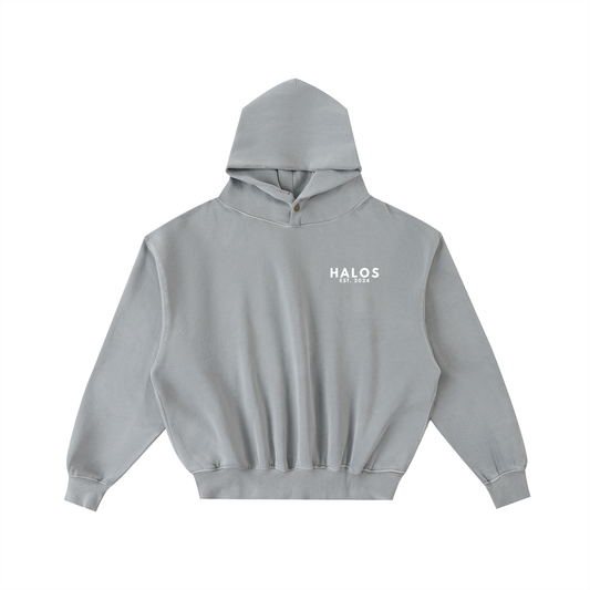 Your New Favorite Set Light Gray | Frayed Enzyme Hoodie And Pants