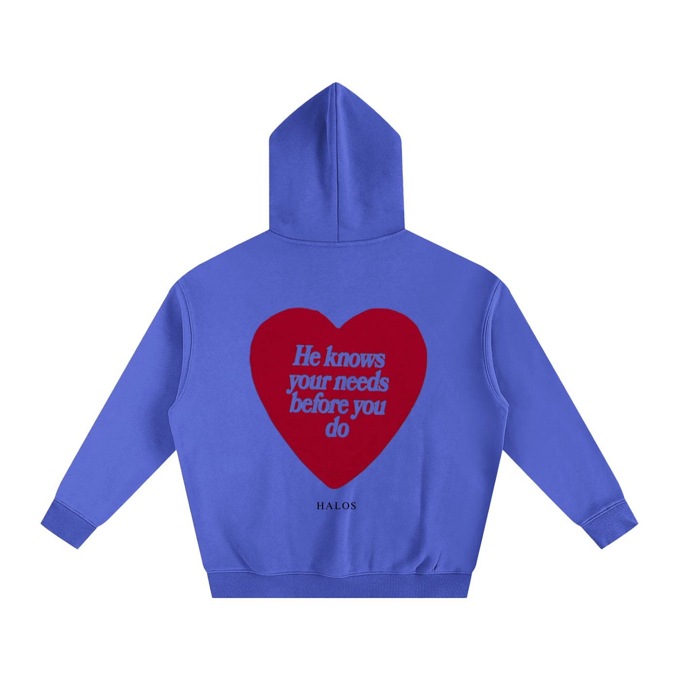 HE KNOWS BEFORE YOU DO | Oversize Fleeced Hoodie