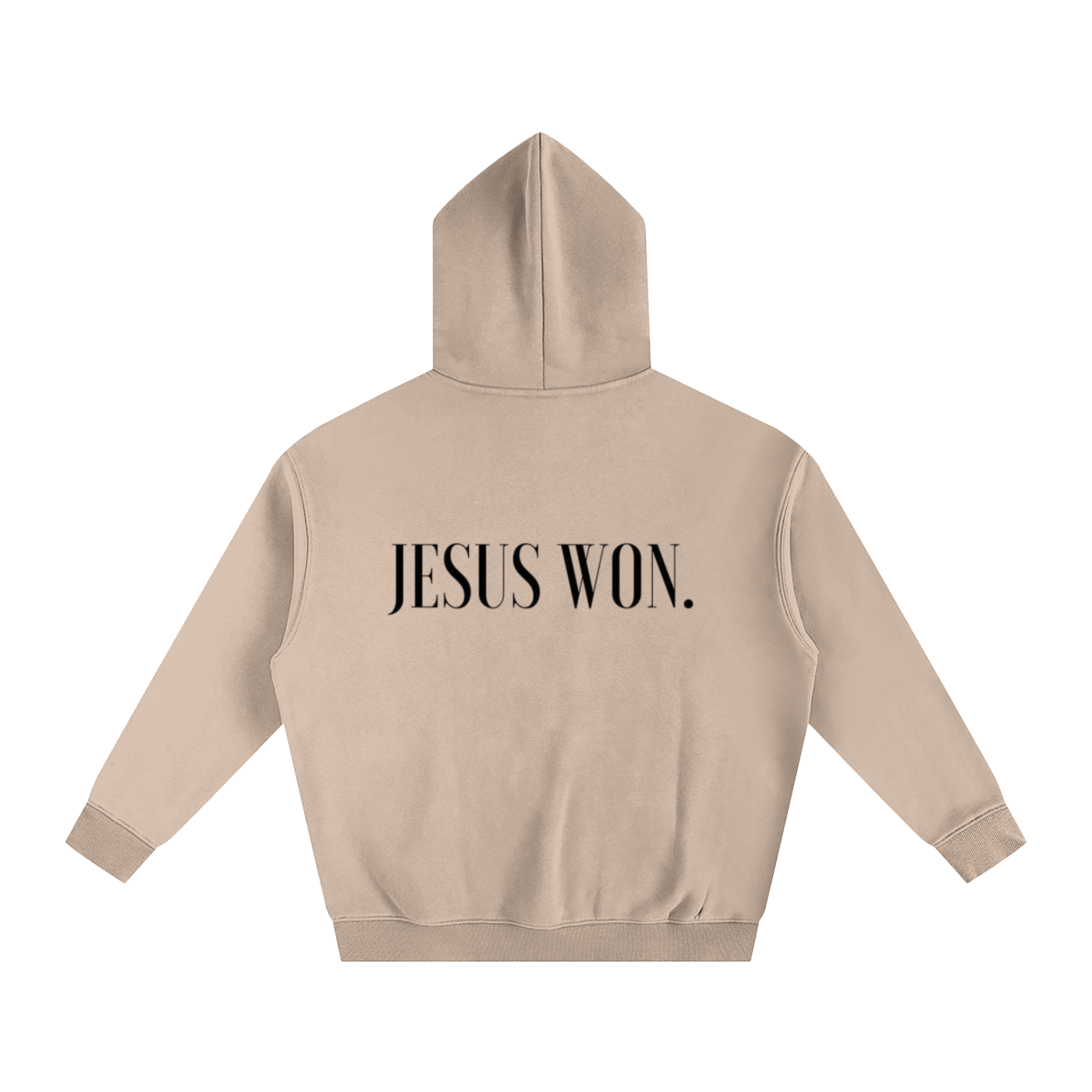 JESUS WON. | Oversize Fleeced Hoodie