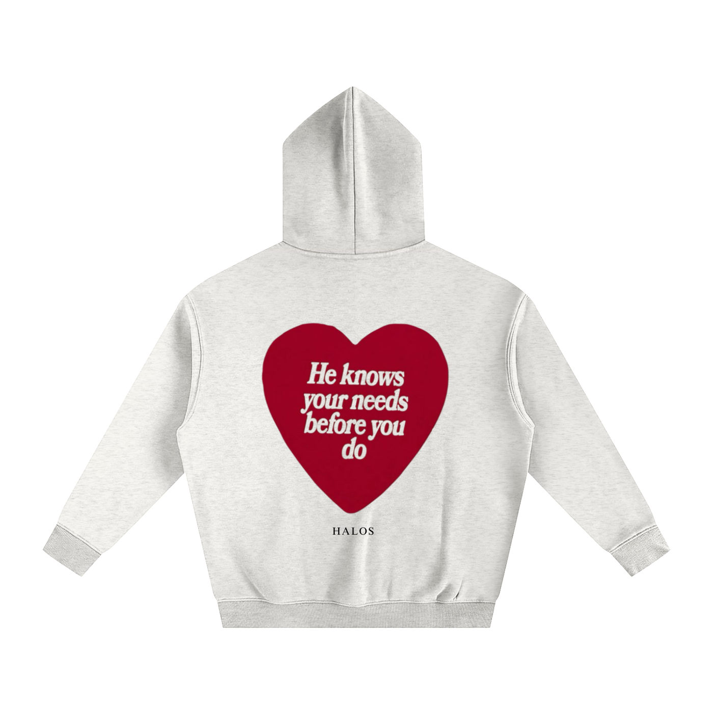 HE KNOWS BEFORE YOU DO | Oversize Fleeced Hoodie