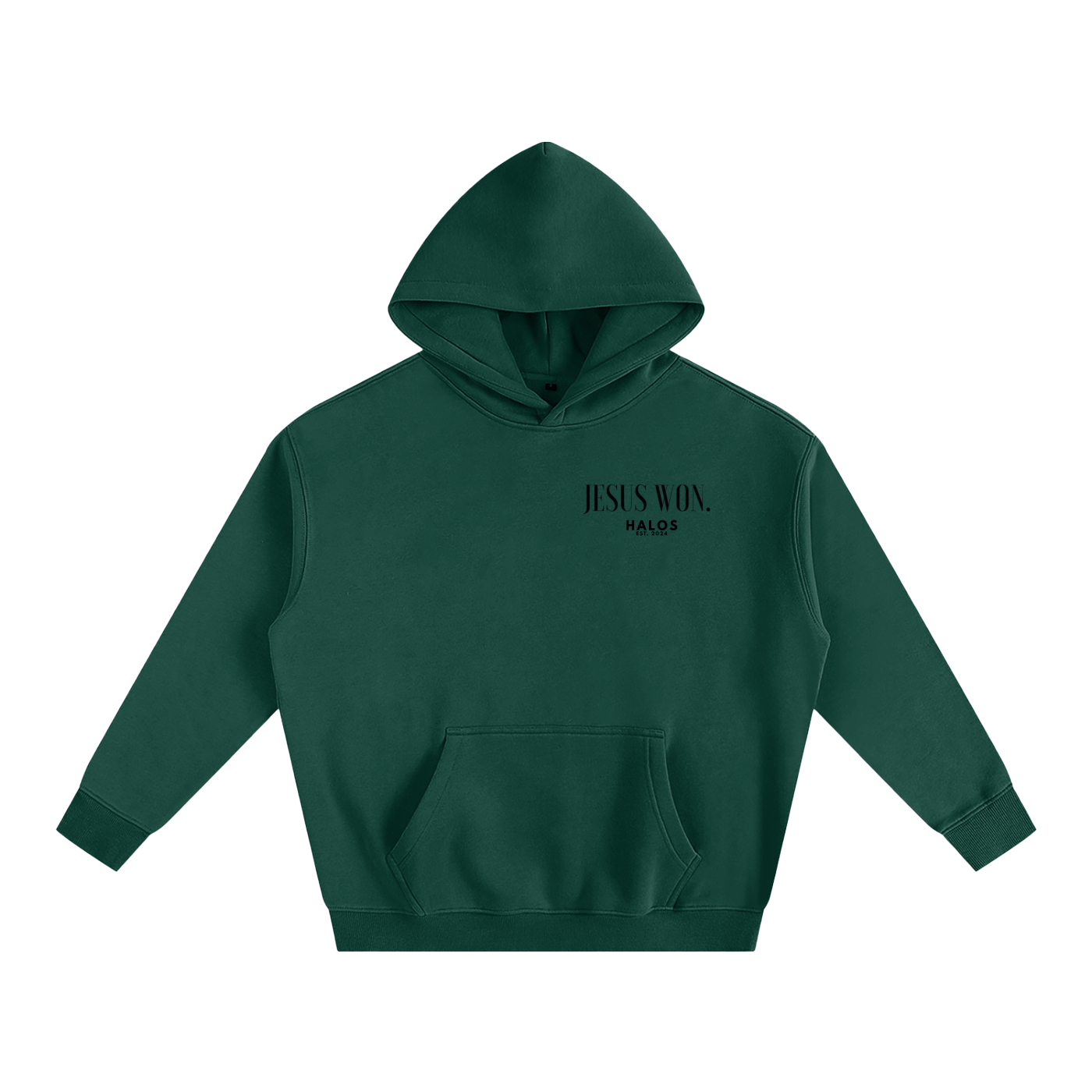JESUS WON. | Oversize Fleeced Hoodie