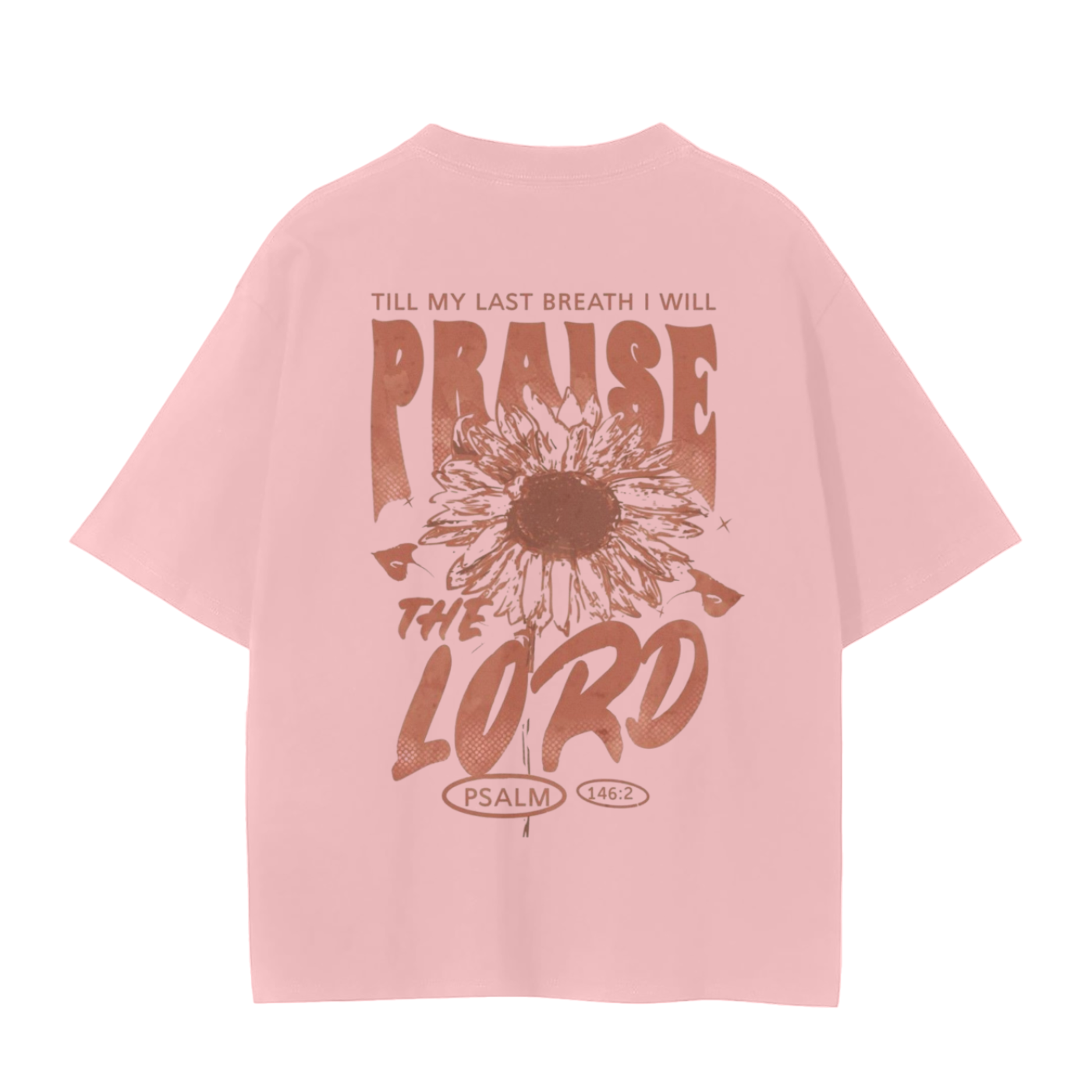 TILL MY LAST BREATH I WILL PRAISE THE LORD | Unisex Seamless T-Shirt - 230 GSM - Halos
