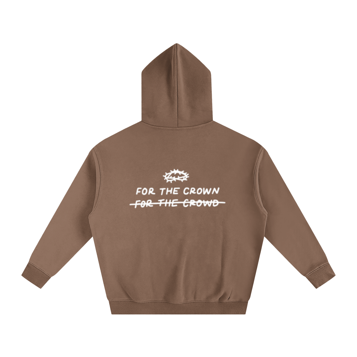 FOR THE CROWN | Oversize Fleeced Hoodie