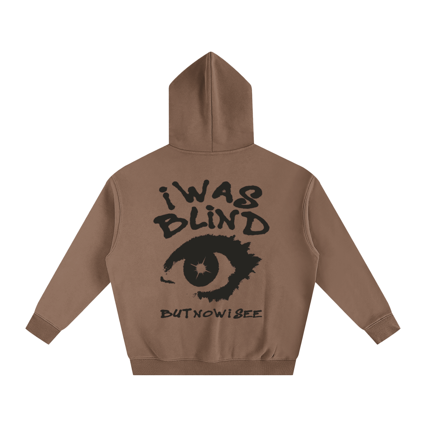 i WAS BLIND But Now I Can See | Oversize Fleeced Hoodie - Halos