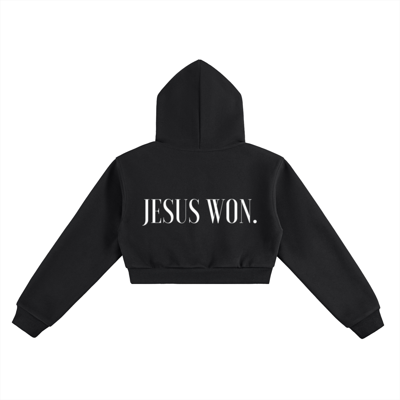 JESUS WON. | Essential Cropped Hoodie
