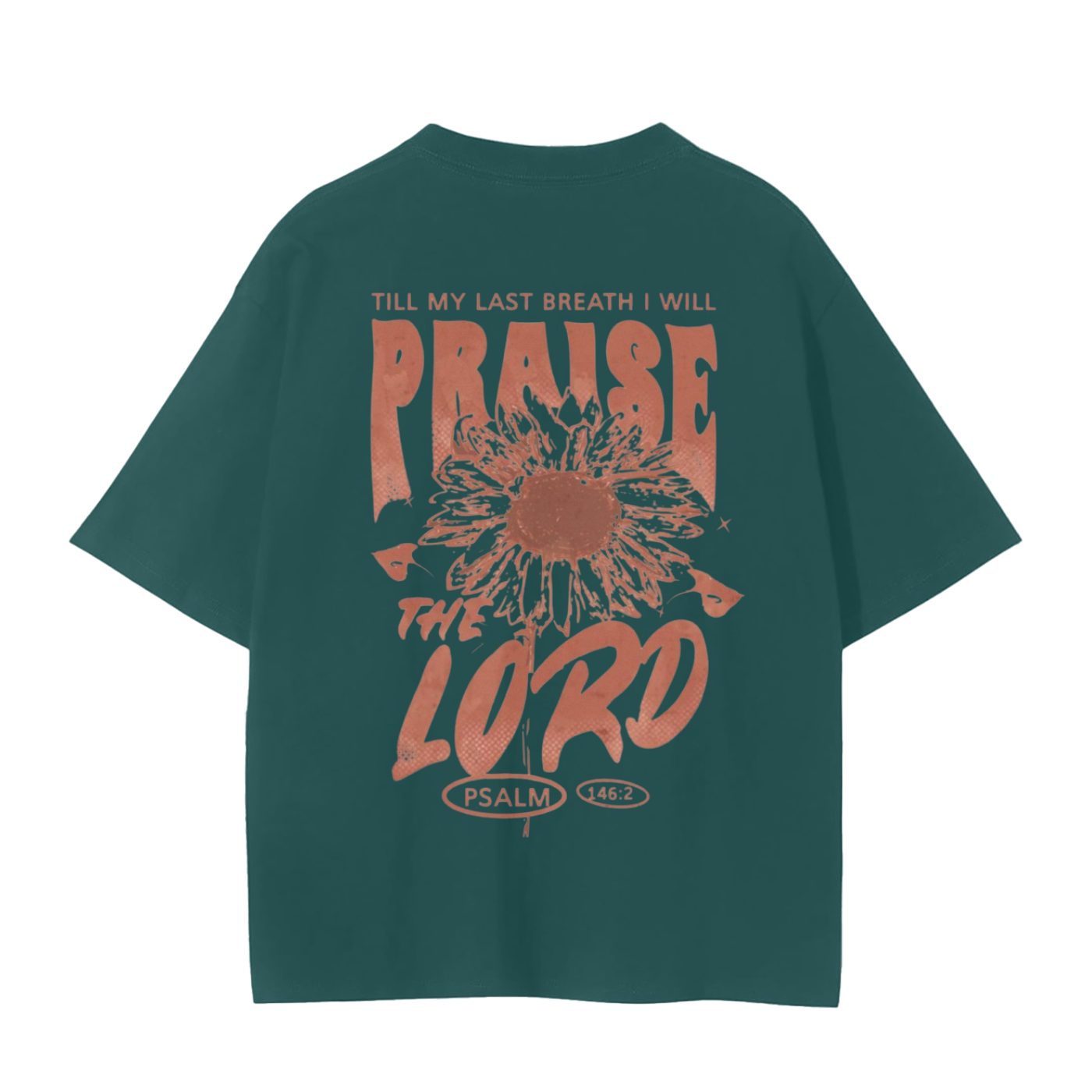 TILL MY LAST BREATH I WILL PRAISE THE LORD | Unisex Seamless T-Shirt - 230 GSM - Halos