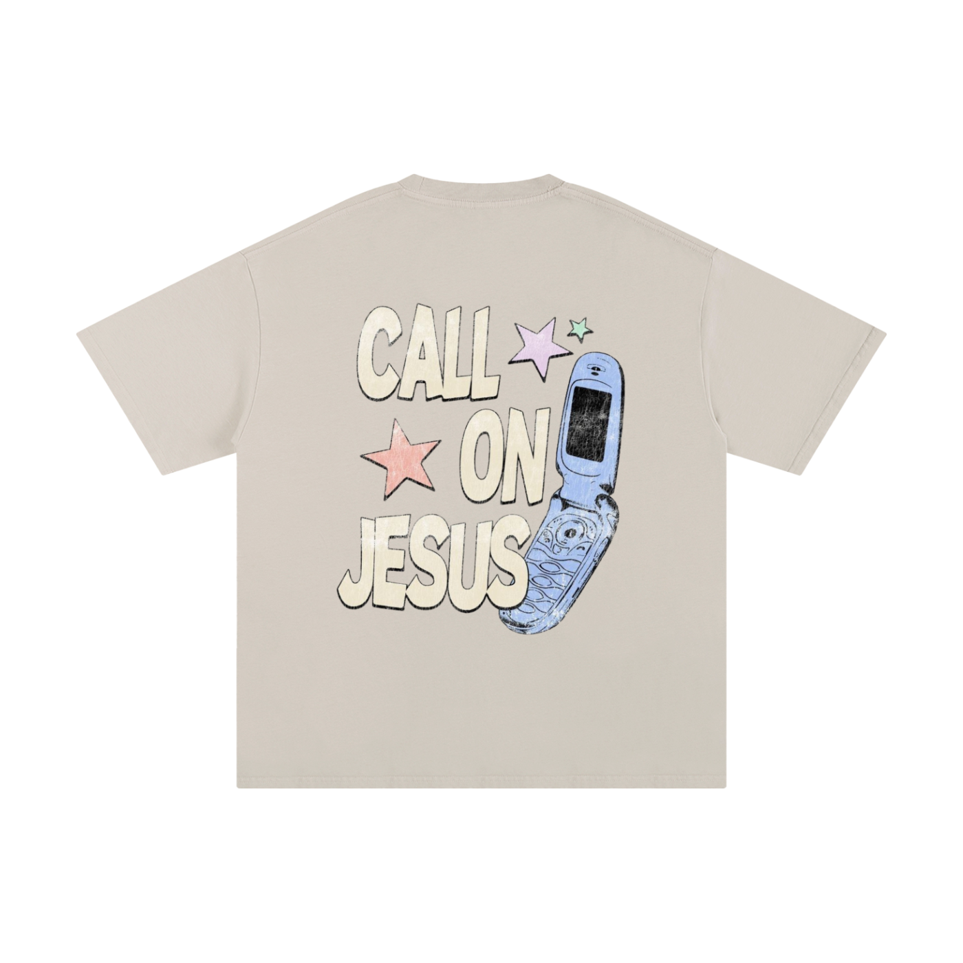 Call On Jesus | Oversized Unisex T-shirt - Halos
